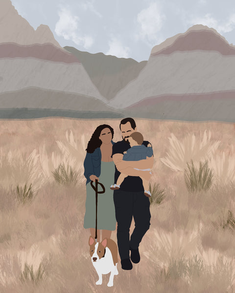 DETAILED CUSTOM DIGITAL DRAWINGS WITH BACKGROUND | SIMPLE DRAWINGS NO FACES