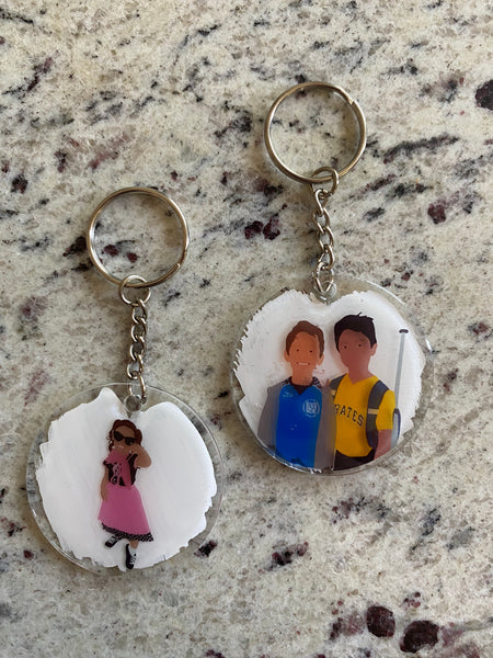 CUSTOM PICTURE KEYCHAINS | FULL FACE