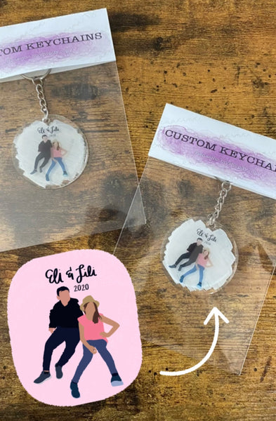 CUSTOM PICTURE KEYCHAINS | SIMPLE