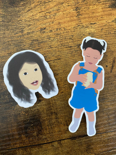 CUSTOM STICKERS | FULL BODY OR FACE DRAWINGS