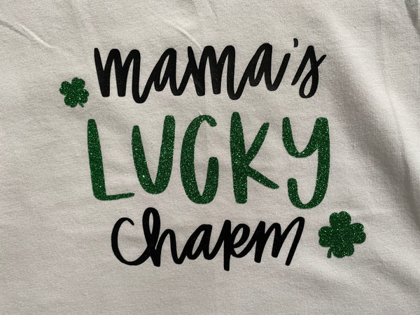 MAMA’S LUCKY CHARM - CHILD SIZE WHITE SHIRT