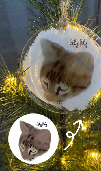 CUSTOM PICTURE ORNAMENTS | FULL FACE