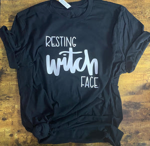 RESTING WITCH FACE UNISEX SHIRT