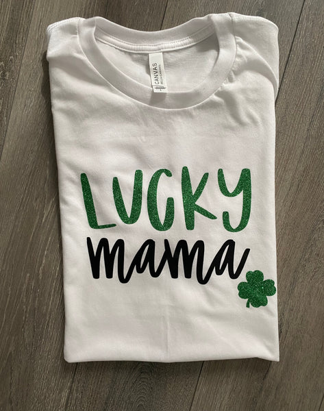 LUCKY MAMA UNISEX ADULT SHIRT